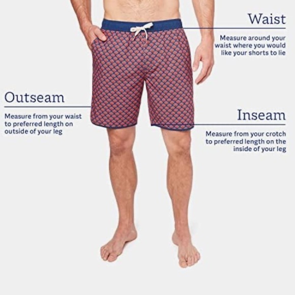 Fair Harbor men’s the anchor 8” inseam men’s swimsuit trunks breezeknit liner - Picture 7 of 9